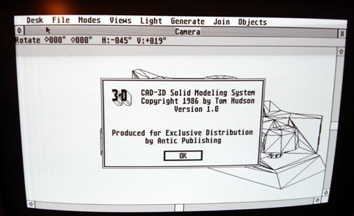 Atari 1040 STF i CAD-3D