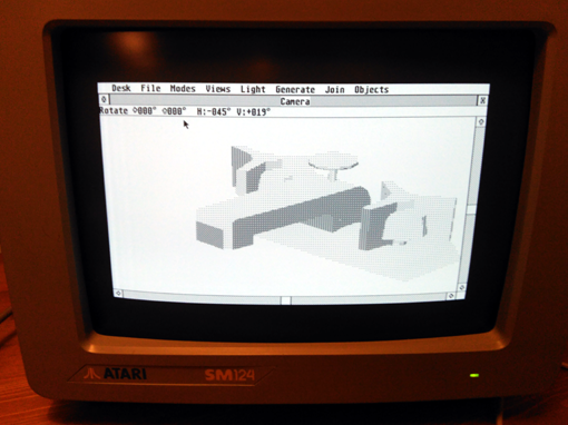 Atari 1040 STF i CAD-3D Atari 1040 STF i CAD-3D