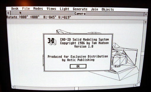 Atari 1040 STF i CAD-3D Atari 1040 STF i CAD-3D
