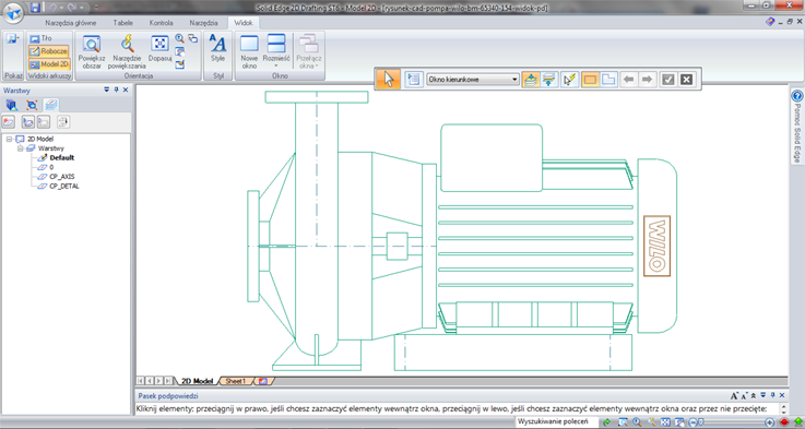 2D Drafting Pompa