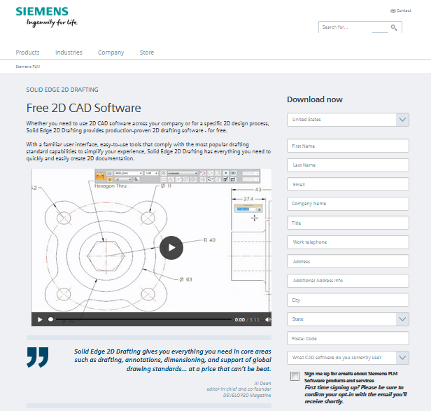 SolidEdge2D_2019_free