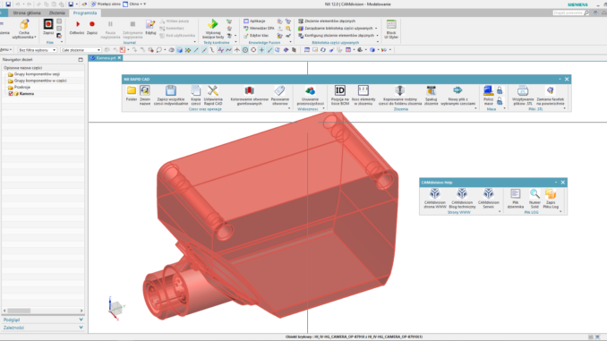 NX RAPID CAD